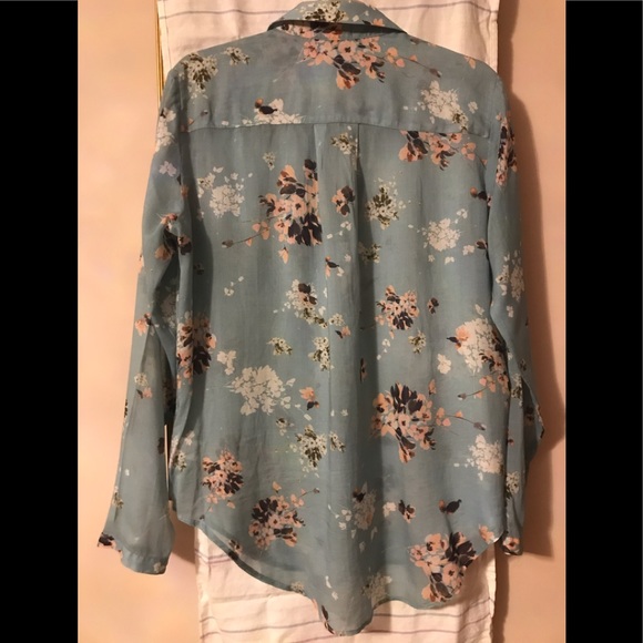 Cloth &Stone blouse size M 100% rayon, worn once, - Picture 2 of 5